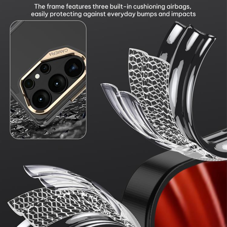 Space Series Airbag Full Coverage Phone Case For Samsung Galaxy S26 Ultra 5G, Shockproof Heat Dissipation Protective Cover