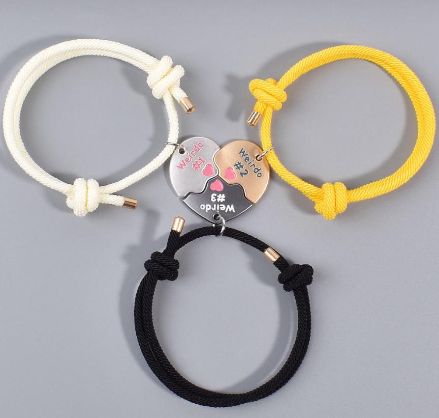 Best Friend Magnetic Necklace: Cute Back-to-School Gift & Birthday Pendant for Her