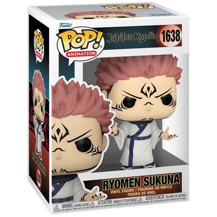 Figurine funko pop! - jujutsu kaisen - sukuna - pvc - taille 9 cm - incontournable pour fans