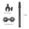 For Insta360 X5/DJI OSMO360 Car Suction Cup Holder 1.1m Invisible Selfie Stick Multi Angle Adjustment