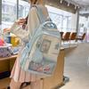 Schoolbag Japanese Ins College Style Transparent Versatile Girl Cute School Bag Student Class