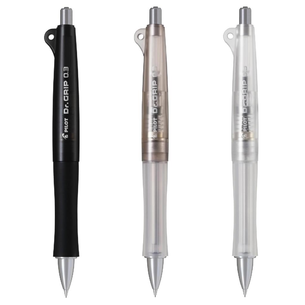 [PILOT] Dr. Grip Classic Mechanical Pencil 0.3mm Black HDGC13B