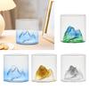 Creative Mountain Wine Glass Drinking Tumblers Beer Mug Hand Blown Champagne Glasses for Dining Entertaining Adults Gifts