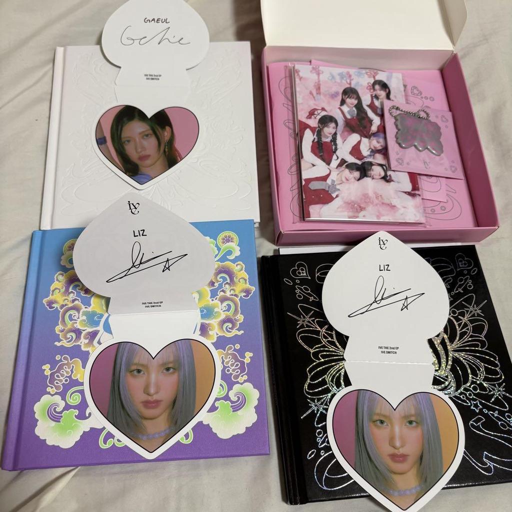 [USED] IVE Albums, 25 Albums, Bundled, Opened