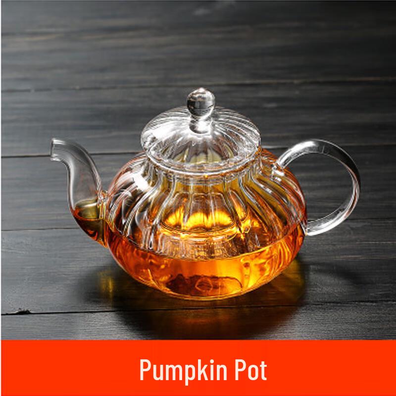 Стеклянный чайник-тыкву ZISIZ