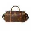 Vintage Büffelleder Reisetasche - Unisex Reise-Wochenend-Sport-Gymnastiktasche