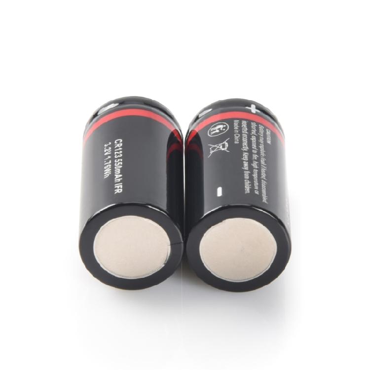 4Pcs CR123A LiFePO4 Rechargeable Battery 3.2V 550mAh for Metal Detector Scientific Instrument Gadgets Accessories