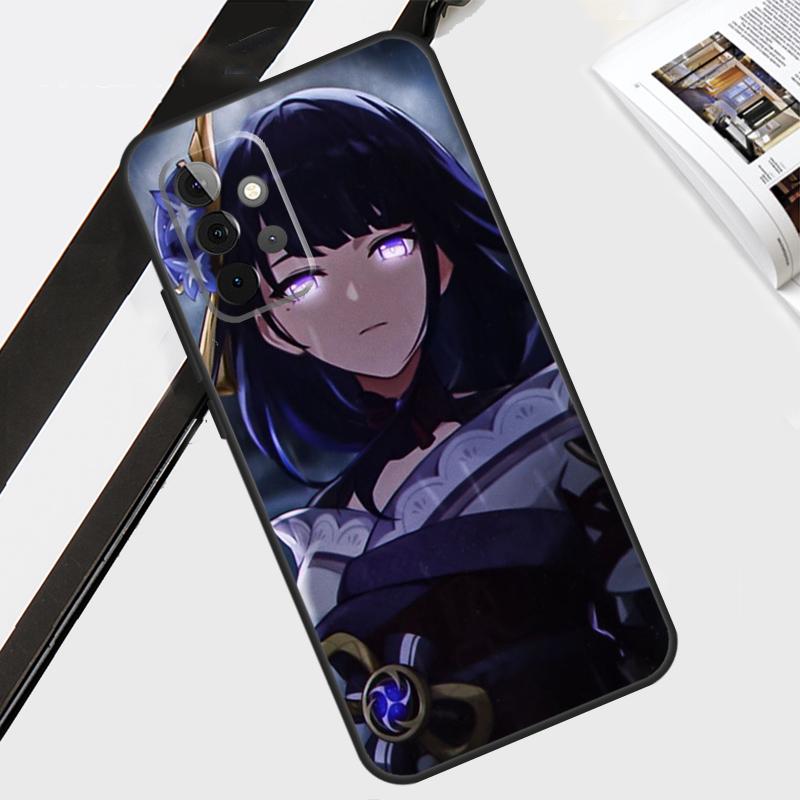 Genshin Impact Raiden Shogun Case For Samsung Galaxy A55 A35 A15 A56 A36 A26 A16 A06 A54 A34 A14 A12 A22 A32 A52 A13 A53