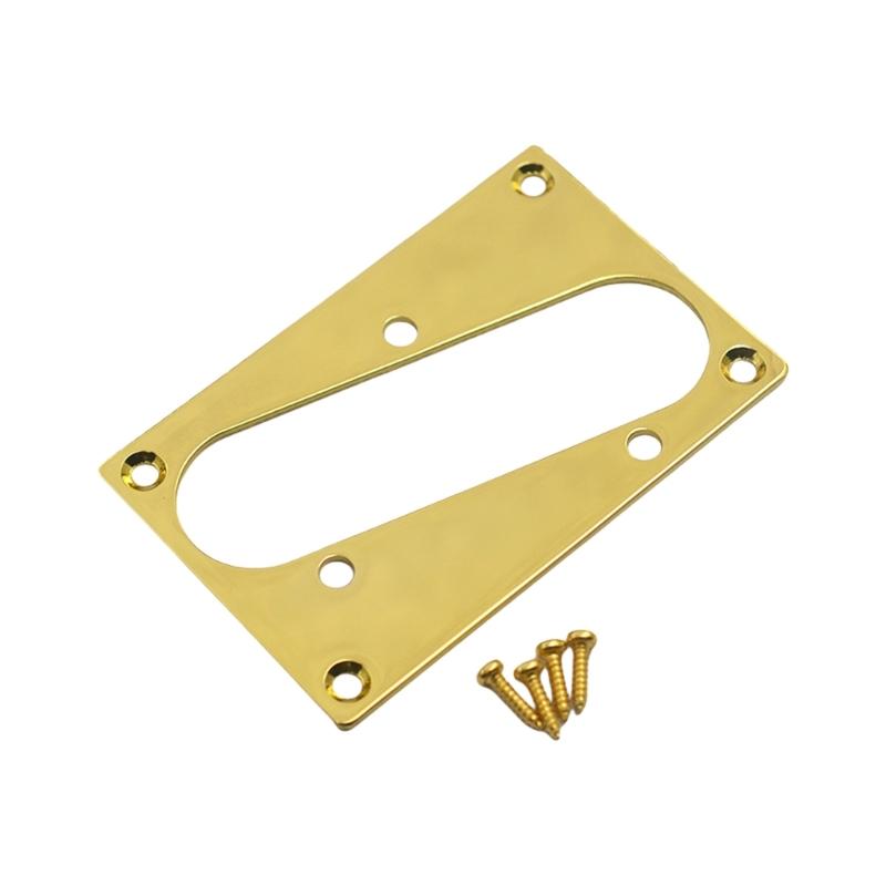 Durability Chrome Plated Pickup Mounting Bracket 4 Stainless Steel Screws Compatible With Guitar Bridge Pickups