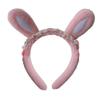 Women Hairband Bowknot Bear Furry Birthday Party Photo Booth Props for Girls