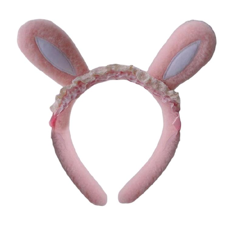 Women Hairband Bowknot Bear Furry Birthday Party Photo Booth Props for Girls