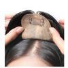 AISIHAIR Wig, Straight Hair, Breathable, Partial Wig, Fully Hand-Tied Human Hair, Hair Loss Concealer, Artificial Crown Skin
