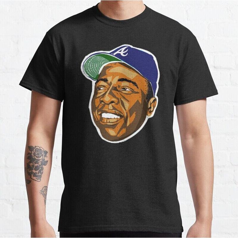 

Hank Aaron Fanart Stickers T Shirt For Fan S разноцветный
