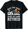 Retired Camper Retirement Camping T-Shirt Unisex T-Shirt