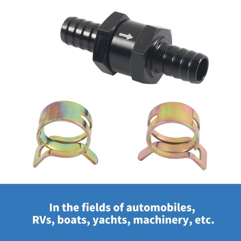 Inline One Way Check 1/4'' 5/16'' 3/8'' 1/2'' Fuel Check for Fuel Oil Line Modified Accessories