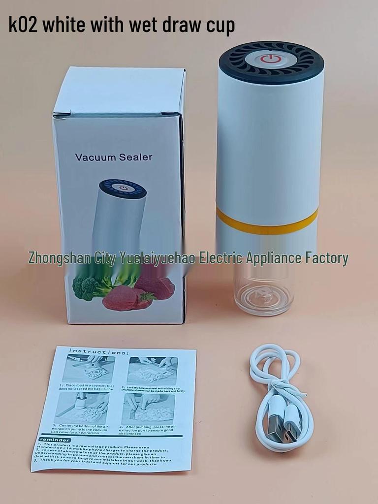 Handheld Electric Vacuum Sealer and Stick Vacuum Machine for Freshness Sealing