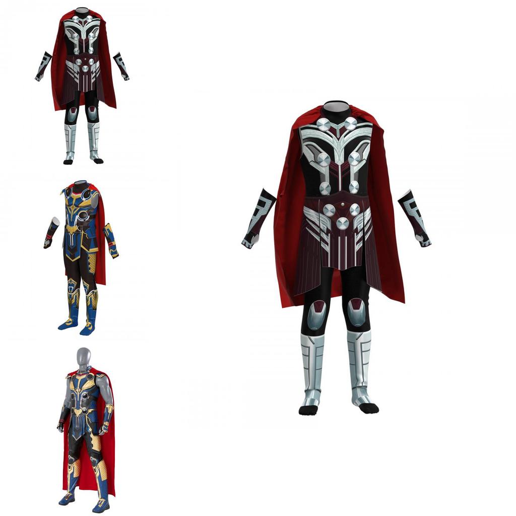 Kids Thor Love And Thunder Cosplay Jumpsuit For Halloween And Parties