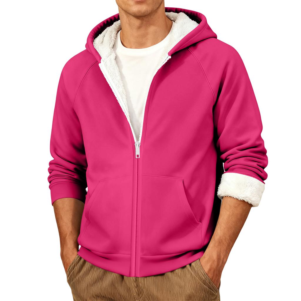 Men's Casual Warm Hooded Jacket
