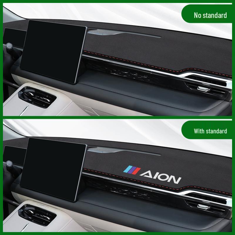 AION RT Car Sunshade Mat: Compatible with 25 Models, Protects and Cools Center Console Dashboard.