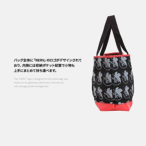 Eva Golf Round Tote Bag Black Height 48cm x Width 30cm x Depth 15cm Evangelion Tote Bag EG-1116TB