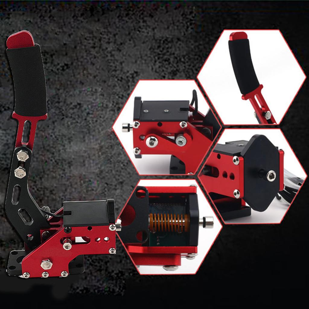 Racing Simulator Handbrake Gen 4 Featuring Adjustable Design and Non Slip Joystick for Gamers Drift & Rally Enthusiasts