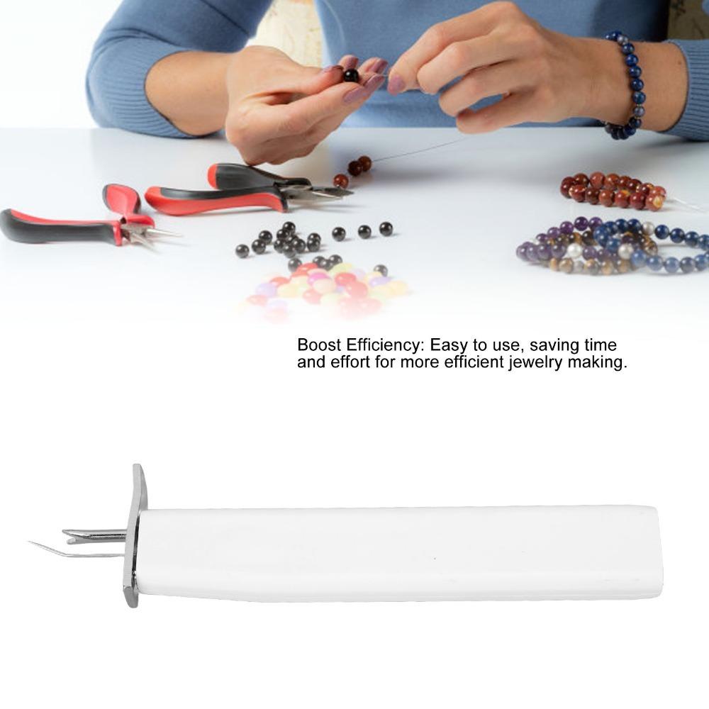 Practical Jewelry DIY Tool Universal Bead Stringing Bead Craft Tool  Loose Bead Work белый