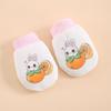 Newborn Baby Anti-Scratch Cotton Face Gloves - Breathable, Thin, Washable, Protective