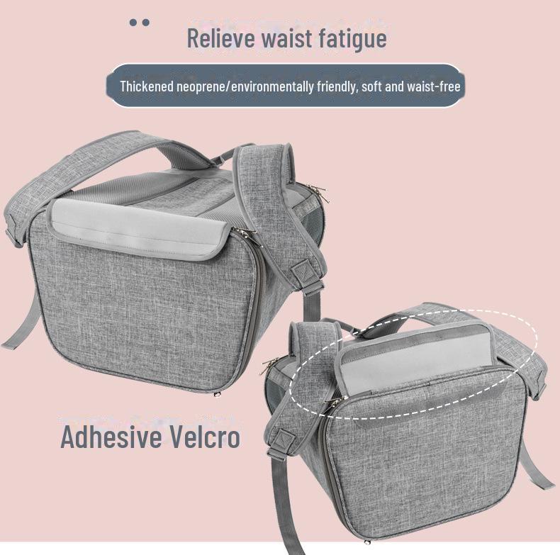 Portable Foldable Pet Backpack - Breathable, Wear-resistant Oxford Cloth for Cats and Dogs