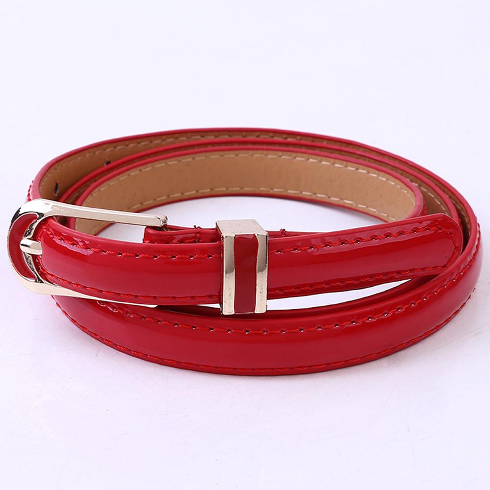 New Fashion Women's Vintage Accessories Casual Thin Leisure Leather Belt