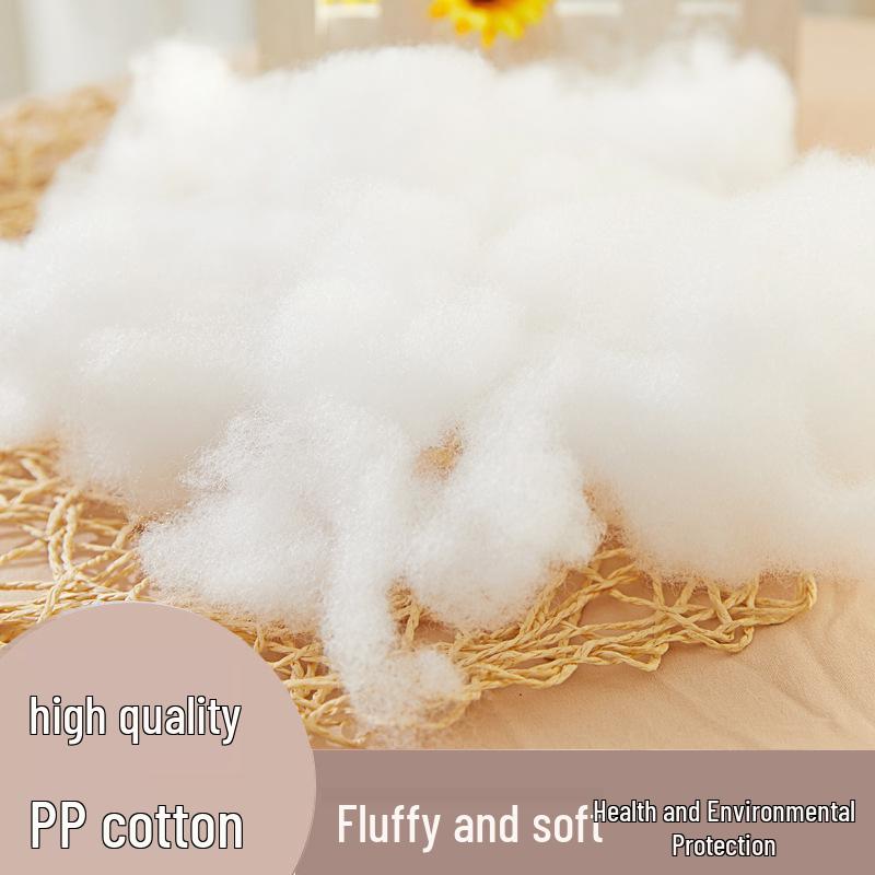 Handmade Fluffy Pillow Core: High-Elastic Pearl Cotton Filling with Silk Fiber