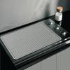 Silicone Stove Mat With Water Drainage For Kitchen Countertop Protection