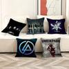 L-Linkin Hot Band Park Maple Design Cushion Cover Happy Autumn Harvest decor Holiday Decorati Pillow Cover