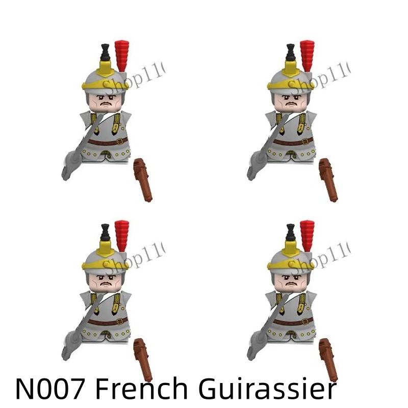 

Наполеоновские войны Военные солдаты Строительные блоки Вторая мировая война Британский Французский Фузилер Винтовки Русский Прусский Пеший гвардеец Кирпичики Детские игрушки