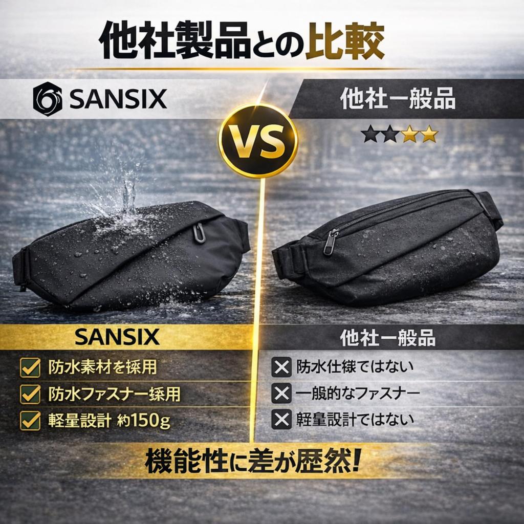 SANSIX Body Shoulder Waist Crossbody Multifunctional for and Men and Women Bag, Bag, One-Shoulder Bag, Pouch, Bag, Compact, Lightweight, Waterproof,