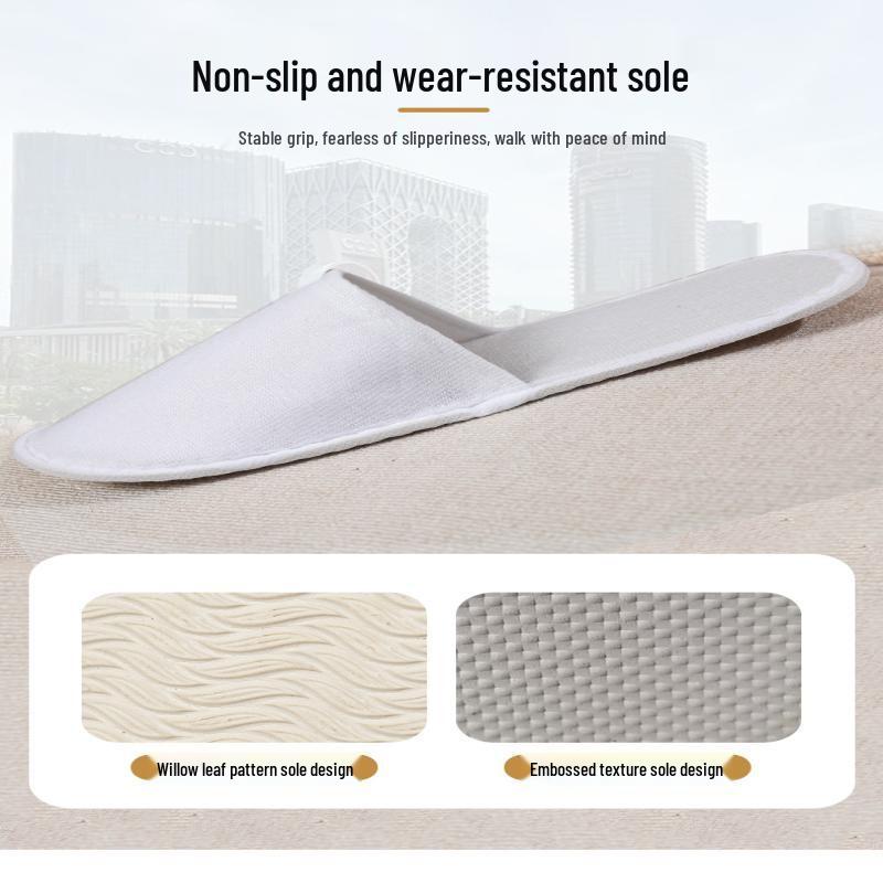 Brangdy Thickened Anti-slip Disposable Hotel Slippers