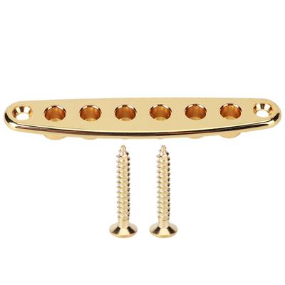 Gitarrensaite Durchgangsplatte Montage Buchsen Zinklegierung Elektrische Bassgitarre Teile Gold