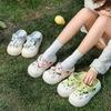 Women S Cute Pony Clogs Summer Thick Sole Non Slip Indoor Outdoor Sandals