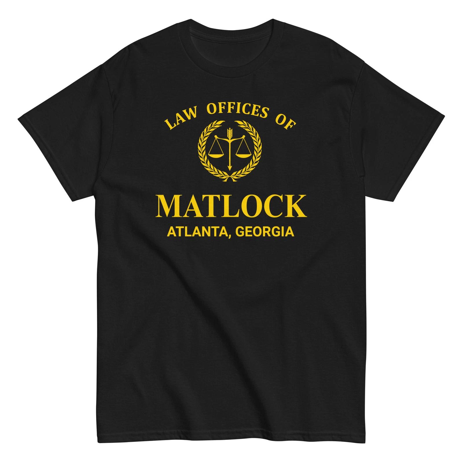 Law Offices Of Matlock - Parody Matlock Shirt With Lawyer Office Theme - Unisex S
