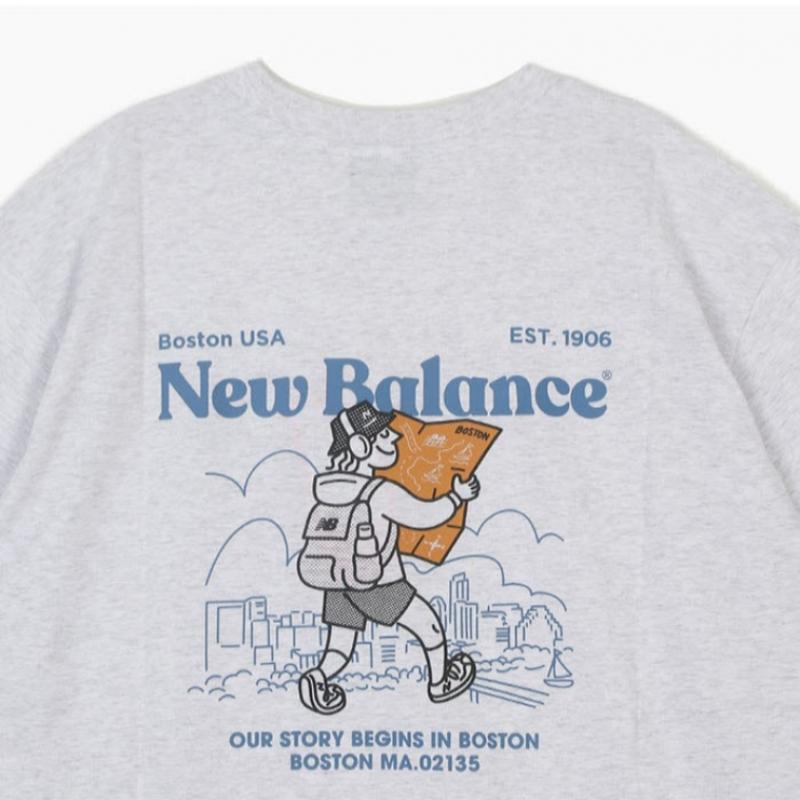 New Balance Tee Rqk NbnefcO253 16 Uni Nb BOy Travel ShOrt Sleeve Tee  O