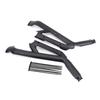 A set Black Plastic Motorcycle Frame Guard Protector Frame Cover Guard Parts For Tiger 800 XC XCX XCA XR XRX XRT
