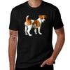 Jack Russell Terrier Cute Puppy Dog Tshirt Functional Casual Short Sleeve Tee