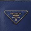 PRADA Galleria Tote Bag 2WAYShoulder Blue Safiano Women Used