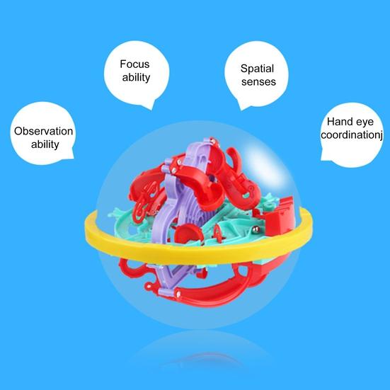 Space Maze Ball Develop Ability Observation Space 3D Plastic Ball Bearing Maze Game