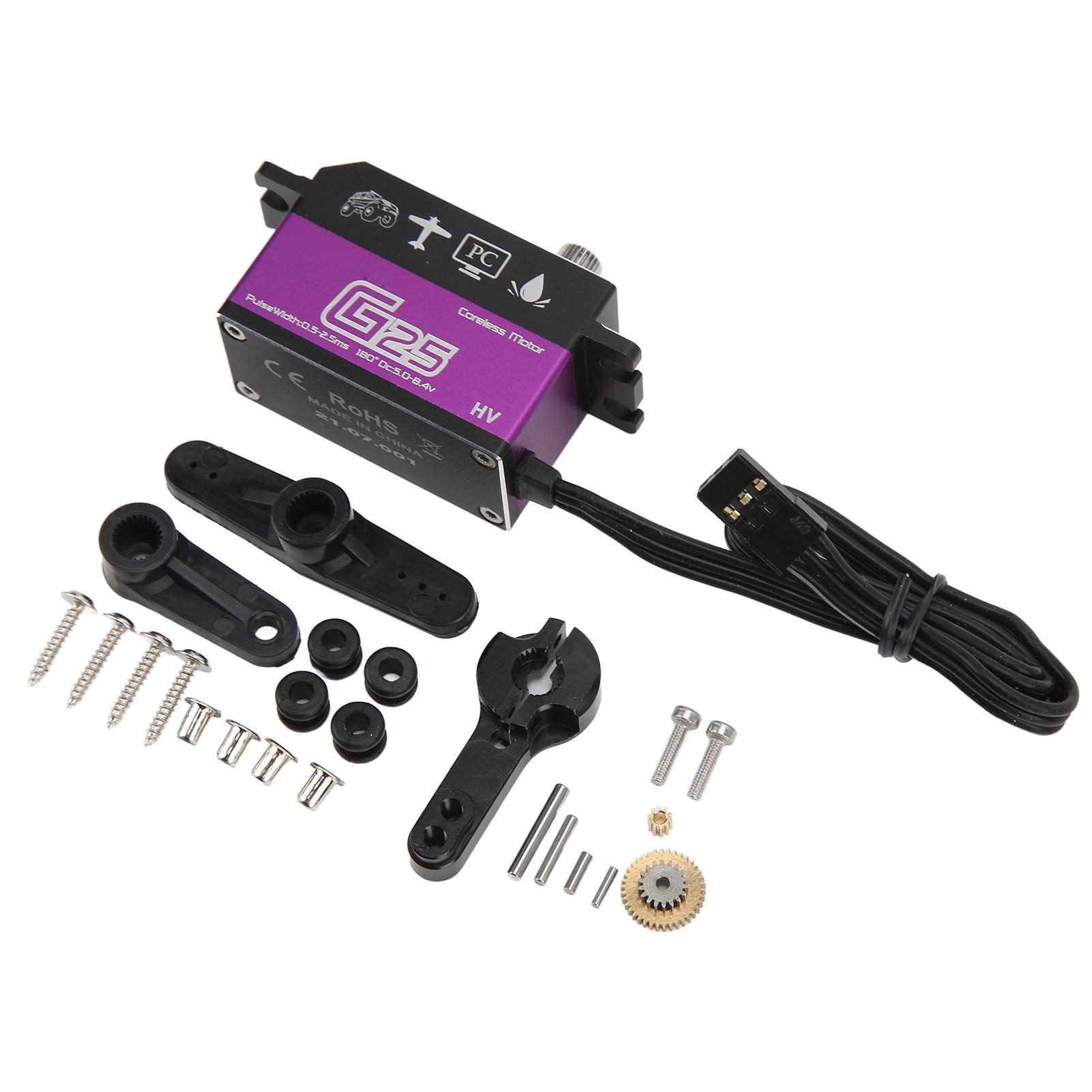 

Металевий редуктор сервопривід Повністю водонепроникна сервосистема Висока швидкість реакції Великий крутний момент Аксесуар для радіокерованої машини