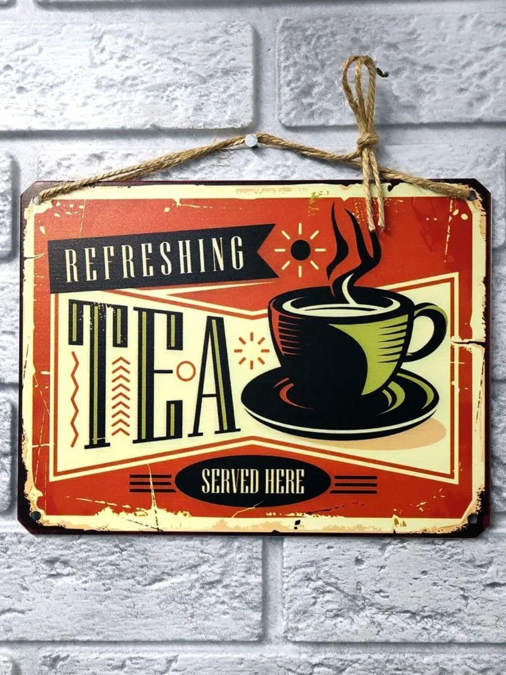 

Чайный плакат на стене