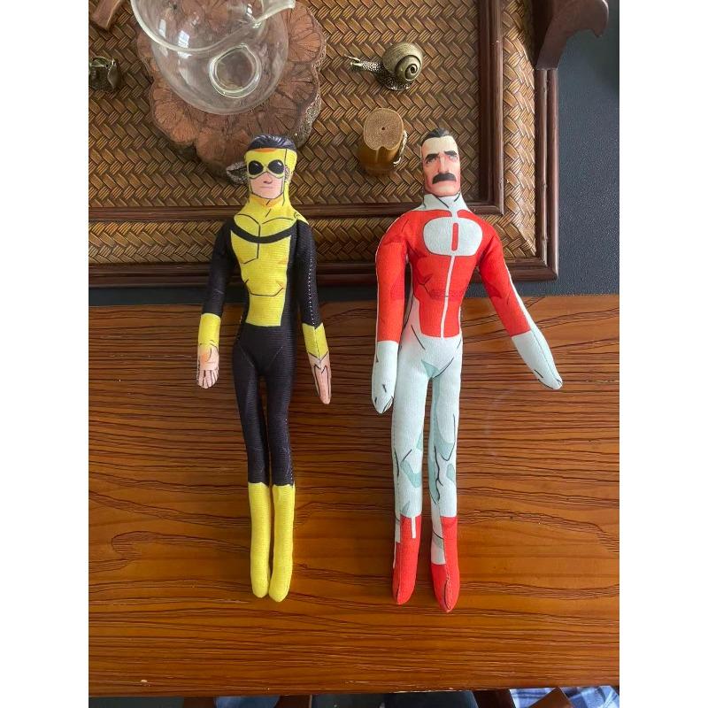 28cm Unbesiegbarer Omni-Man Mark Grayson Stoffpuppe Abnehmbare Bewegliche Gliedmaßen Drahtskelett Actionfigur Plüschmaus Zimmerdeko