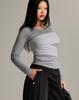 Kulsiseu Cs Double Band Wrap Top-066 (Gray)