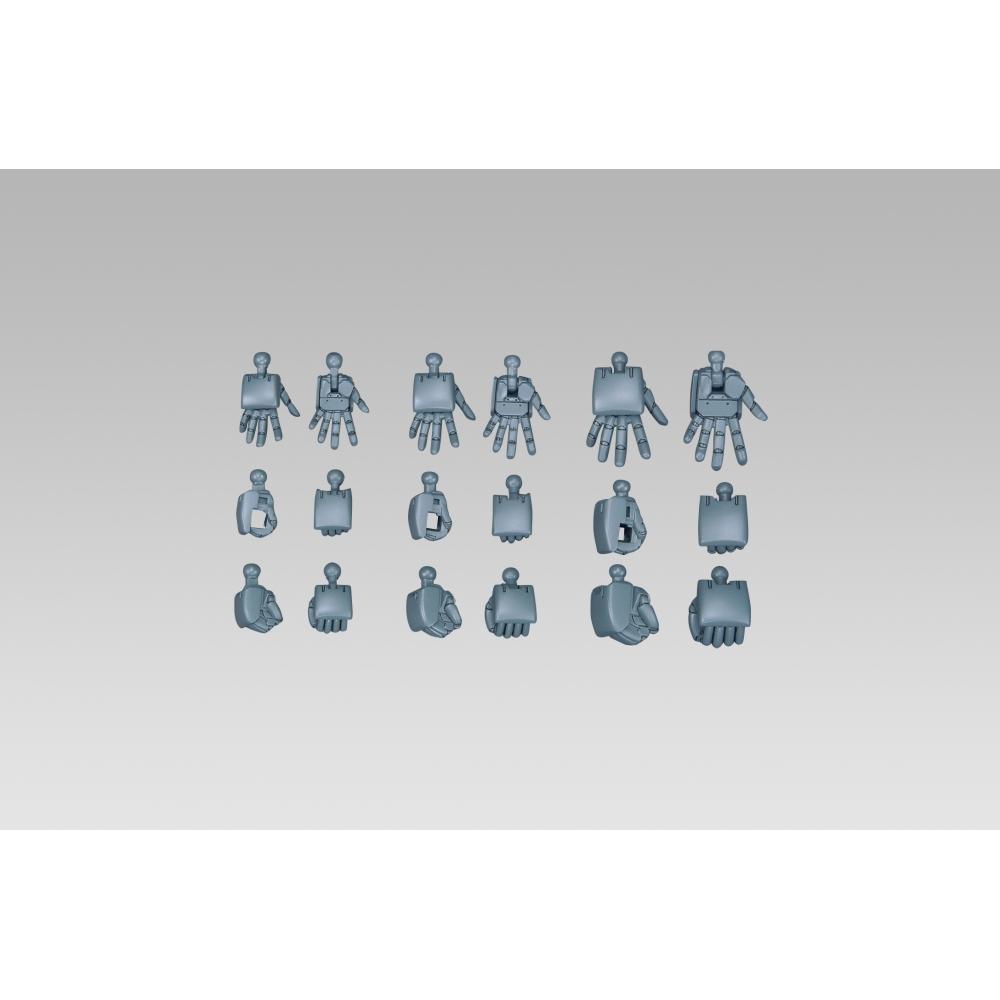

BANDAI HGBC Build Hands Round SML