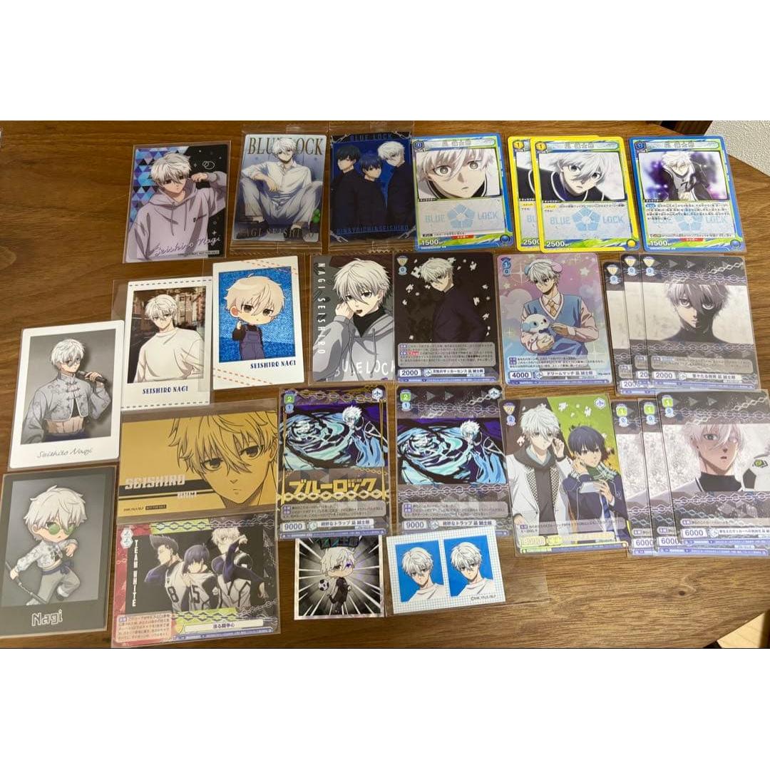 Used Blue Rock Seishiro Nagi Card Set