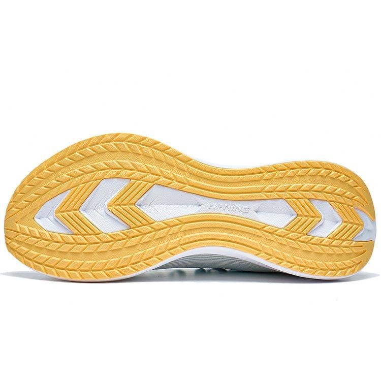 Li Ning Wuyue Amortiguación Antideslizante Resistente a la Abrasión Transpirable Caña Baja Casual Zapatillas para Correr Hombre Azul ARST003-6